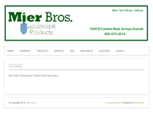 Tablet Screenshot of mierbros.com